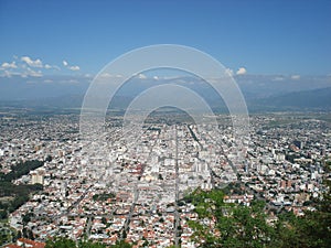 View over the city of Salta (Argentina) photo