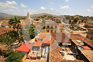 View over city of Trinidad