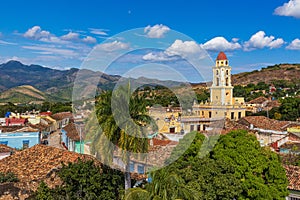 View over the city Trinidad on Cuba