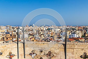 View over the city of Valencia, Spain