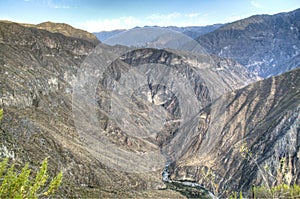 View over the Colca Canyon