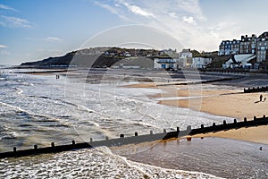 A view over Cromer beach on the North Norfolk coast