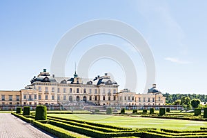View over Drottningholm Palace in Stockholm, Sweden