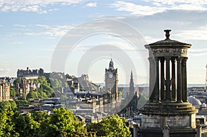 View over Edinburgh, Scotland