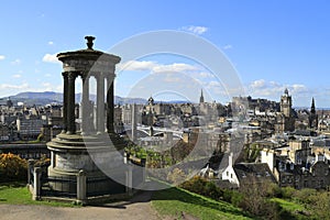 View over Edinburgh, Scotland