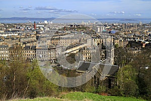 View over Edinburgh, Scotland