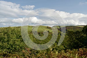 View over Exmoor from the Cleaves, North Devon