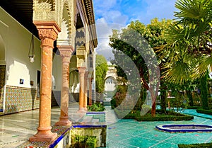 A view of the famous mosque in Paris