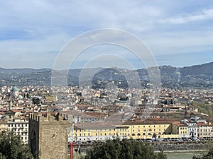 View over Florence Italy