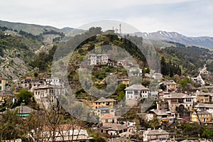 View over Gjirokaster, Albania