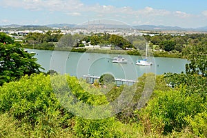 View over Gladstone in Queensland, Australia photo