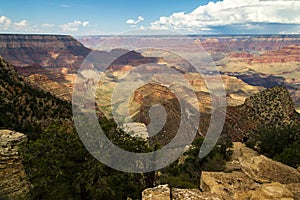 View over the Grand Canyon landscape, USA