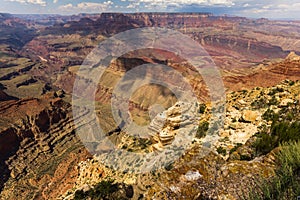 View over the Grand Canyon landscape, USA