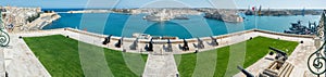 View over the Grand Harbour from Valletta, Malta