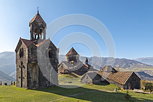 View over the Haghpat Monastery in Armenia. photo