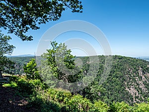 View over the Harz National Park in summer
