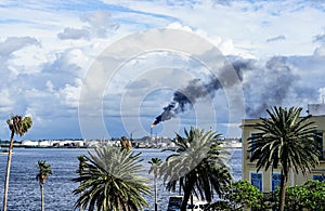 View over Havana Harbor, Cuba