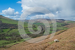 A view over the Hope Valley in the Peak District, Derbyshire