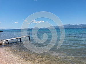 View over Ionian Sea photo