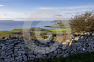 A view over the Jurassic coast in Dorset, UK.