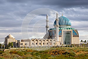 Khoja Ahmed Yasawi Mosque, Turkestan, Kazakhstan. photo