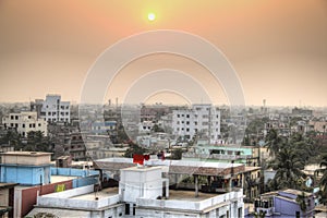 View over Khulna in Bangladesh