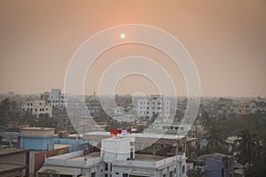 View over Khulna in Bangladesh