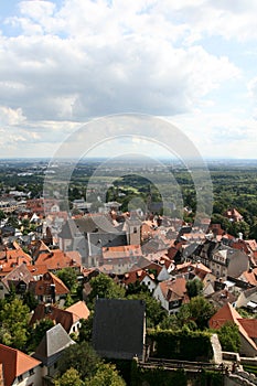 The view over Kronberg in Taunus