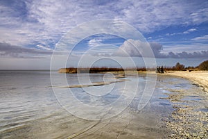 View over lake IJsselmeer