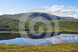 View over Loch Loyne in the Scottish highlands