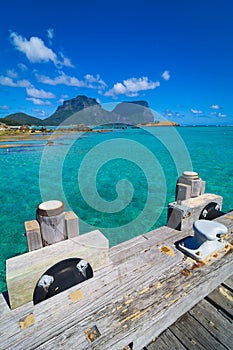 View over Lord Howe Island Lagoon