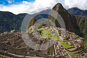 View over Machu Picchu