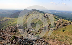 View over Macin Mountains