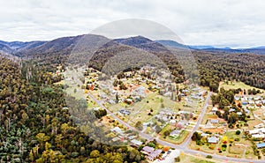 View Over Marysville in Australia