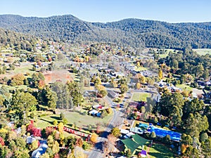 View Over Marysville in Australia