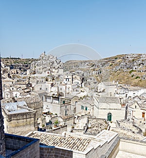 View over Matera, a unesco site in basilicata. photo