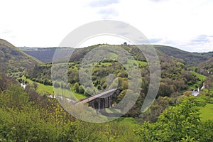 A view over Monsal Head Viaduct