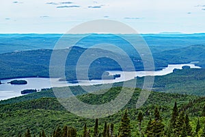 View over Mont-Tremblant Lake, Quebec, Canada