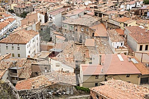 View over Montalban town, province of Teruel, Spain photo