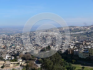 View over the Moroccan City Fes