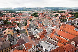 View over Naumburg (Saale)