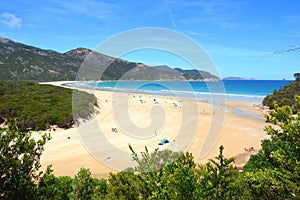 View over Norman Bay in Wilsons Promontory National Park