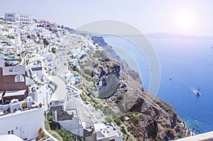 View over Oia