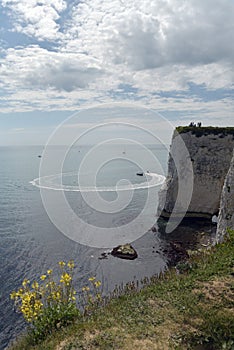 View over Old Harry Rocks, Swanage