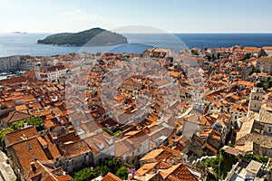View over the Old Town in Dubrovnik