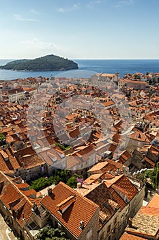 View over the Old Town in Dubrovnik