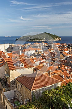 View over the Old Town in Dubrovnik