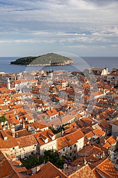 View over the Old Town in Dubrovnik