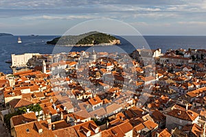 View over the Old Town in Dubrovnik