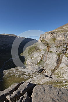 View over the Ordesa Valley from Clavijas de Soaso